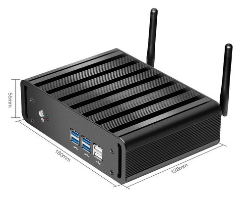 2.7Ghz type disque transistorisé du PC I7 7500U VGA HDMI 128G d'ITX de C HTPC Linux MINI