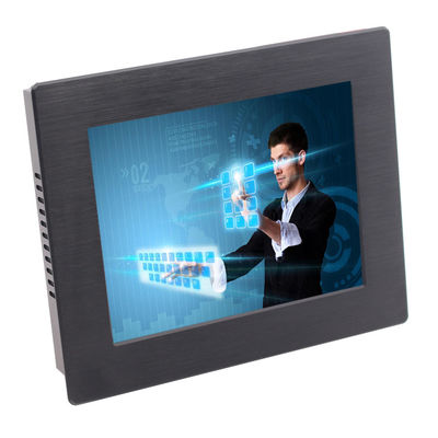 FCC rocailleuse résistive du moniteur IP65 de contact de VESA 1024x768 pour le kiosque
