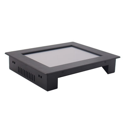 pouce imperméable 1024x768 du moniteur 8 d'affichage à cristaux liquides de 350nits IP65 avec HDMI VGA