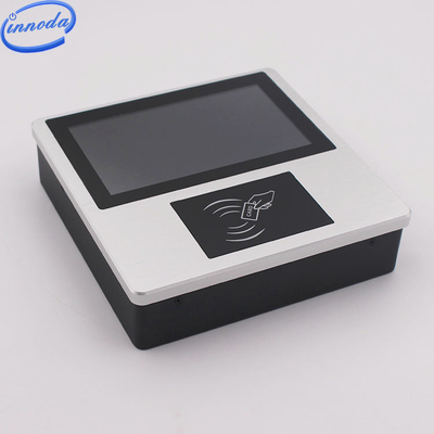 PC d'écran tactile de POE Linux de 7 pouces 1000nits 1024*600 avec le lecteur de RFID