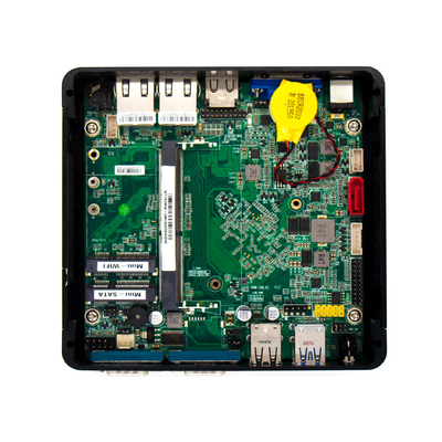 Alliage d'aluminium de refroidissement passif de MINI PC d'ITX avec le port d'affichage d'informatique de HDMI VGA
