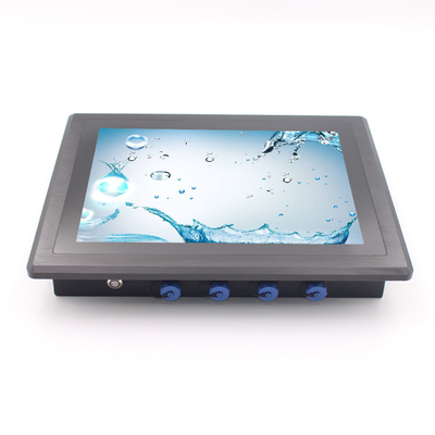 Cadre imperméable de l'aluminium 1.5mm de FCC de PC d'écran tactile de RJ45 RS232