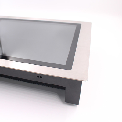1024×768 a enfoncé l'encadrement en aluminium rocailleux PCAP du PC 300cd/m2 de panneau