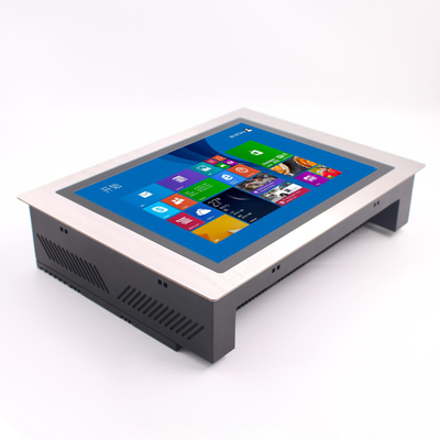 1024×768 a enfoncé l'encadrement en aluminium rocailleux PCAP du PC 300cd/m2 de panneau