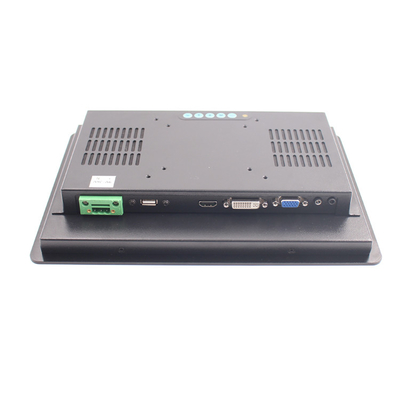 Contact résistif rocailleux de VGA DVI 350nits de moniteur d'affichage à cristaux liquides de l'avant IP65 pour le kiosque