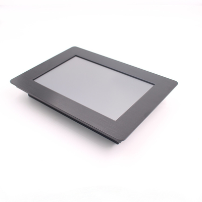 Contact résistif rocailleux de VGA DVI 350nits de moniteur d'affichage à cristaux liquides de l'avant IP65 pour le kiosque