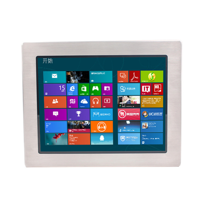 17 port imperméable résistif de l'acier inoxydable HDMI de moniteur d'écran tactile de pouce IP65
