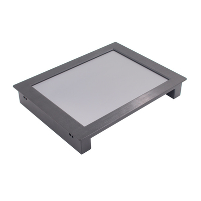Caisse en aluminium en métal de moniteur résistif de l'écran tactile LED de l'avant IP65 pour le Cabinet de kiosque